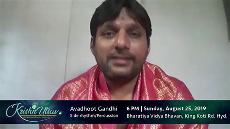 Krishnutsav August 25 Avadhoot Gandhi Janmashtami Youtube