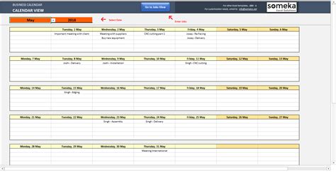 Automatic Spreadsheet Pertaining To Automatic Calendar Maker From Excel
