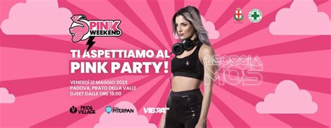 Pink Party In Prato Della Valle Djset Georgia Mos 2023 Cheventiit