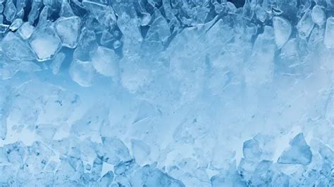 Snowy Blue Ice A Captivating Background With A Touch Of Frozen Texture