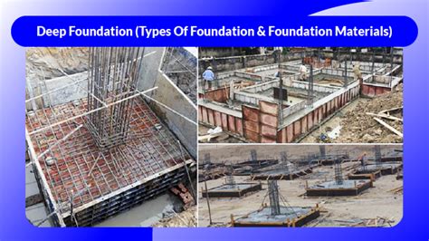Deep Foundation Types Of Foundation And Foundation Materials Daffodil