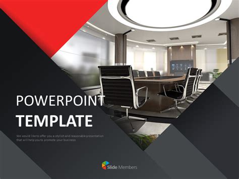 Free Powerpoint Templates Design Interior For Offices