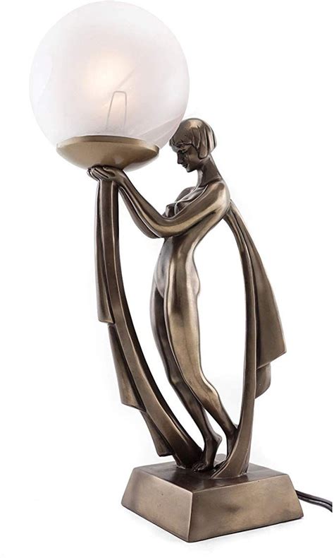 Top Collection Modern Art Deco Lady Lamp Statue Decorative Table Lamp Sculpture In Premium