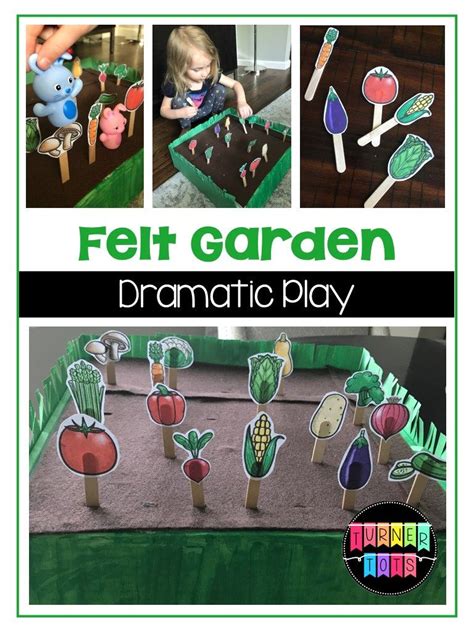 Felt Garden Dramatic Play Preschool Garden Garden Activities Toddler