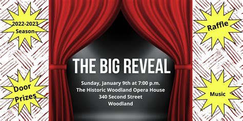 Woodland Opera House The Big Reveal