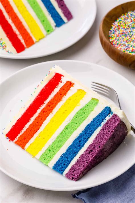 Rainbow Cake Recipe All Things Mamma