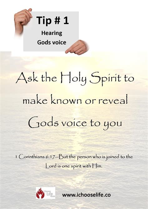 3 ways to know it's the voice of god. Hearing God's voice | bible study | Pinterest | God