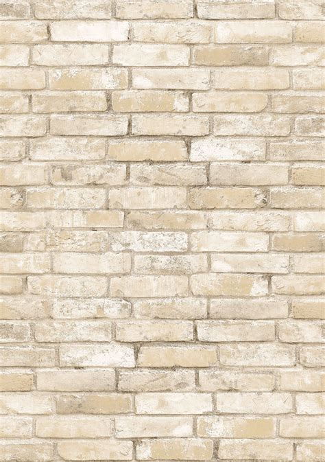White Brick Wall Mural Ds8095 Repeating Pattern Full Size Large Wall