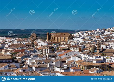 View Of The City Of Antequera In Malaga Andalusia Spain Stock Image