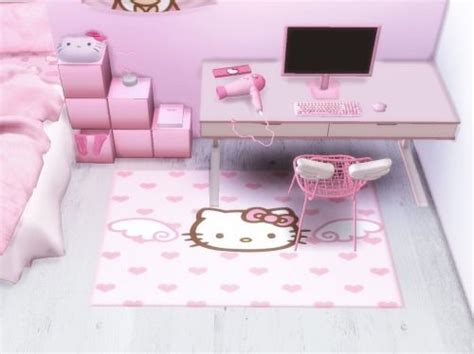 34 Out Of My Sanrio Bedroom Series Hello Sims 4 Hello Kitty