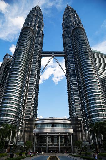 The Petronas Twin Towers Skyscrapers In Kuala Lumpur Malaysia Stock