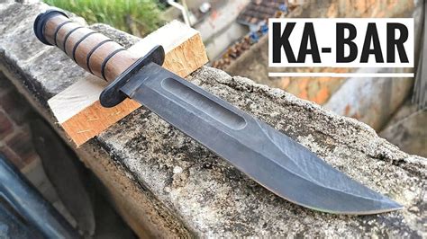 Knife Making Making A Ka Bar Knife Youtube