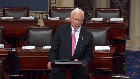 In Senate Speech Hatch Pays Tribute To Senator Bob Bennett Youtube