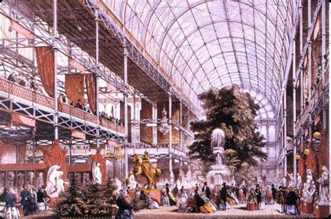 Palacio De Cristal De La Gran Exposición Mundial 1851 En Londres
