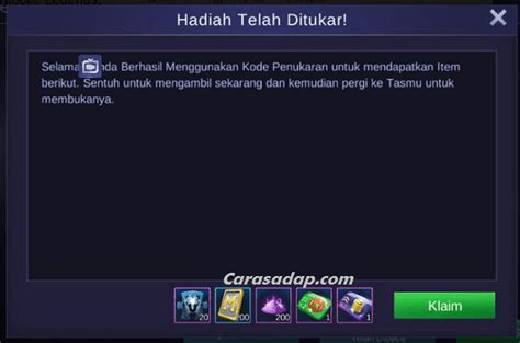 Get to know the free redeem codes of mobile legends and how to redeem them to get the free rewards through the ml code exchange. Kode Redem ML MIC 2020 + Cara Redeem Code Mobile Legends ...
