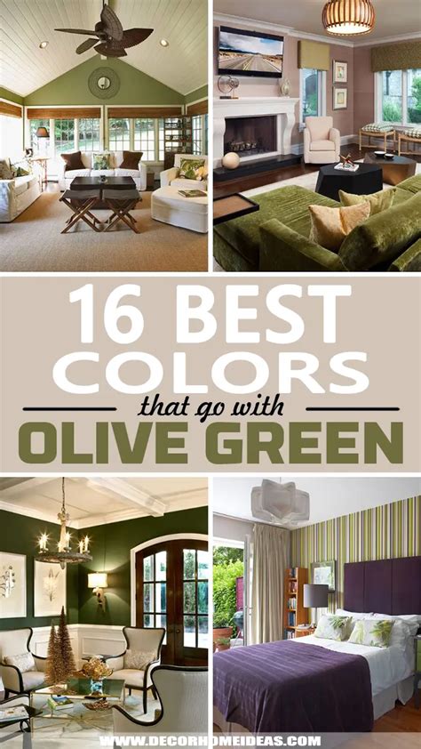 What Colors Go With Olive Green 16 Best Color Combinations