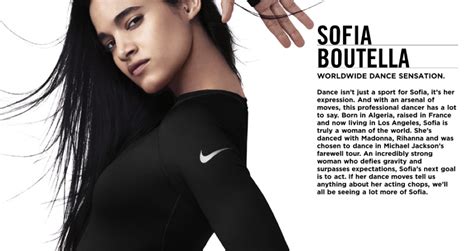 Nike Womens Make Yourself Campaign Sofia Boutella Sofia Sport