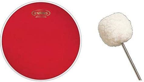 Evans Hydraulic Red Bass Drum Head 22 With Vater Vbvb
