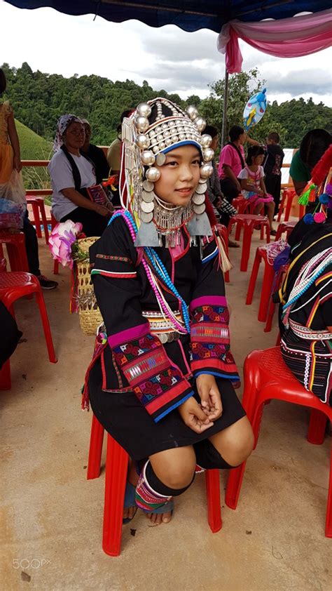 akha girl by malee singkham on 500px traditional outfits girl natural women