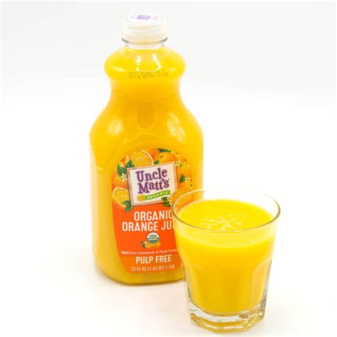 Organic Orange Juice 52 Oz Bottle Cafe Pasquals The Menus