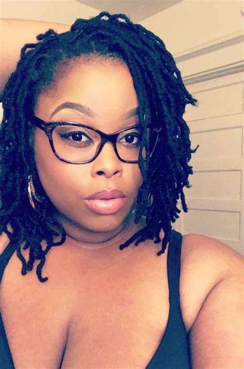 Love These Short To Med Thick Locs Short Locs Hairstyles Crochet Braids Hairstyles African