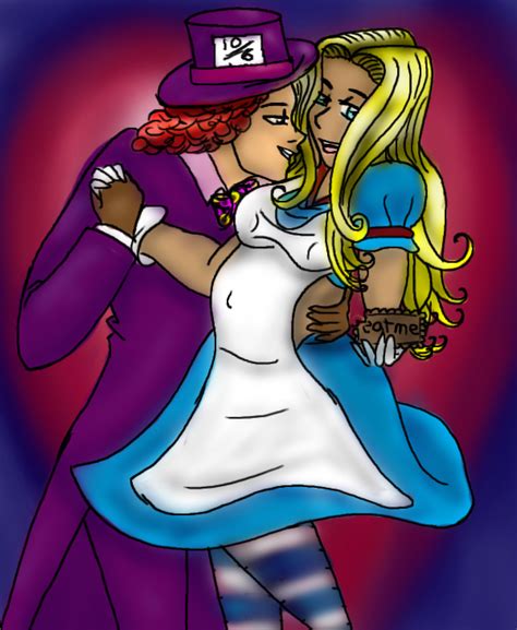Alice And The Mad Hatter By Sereneautumn On Deviantart