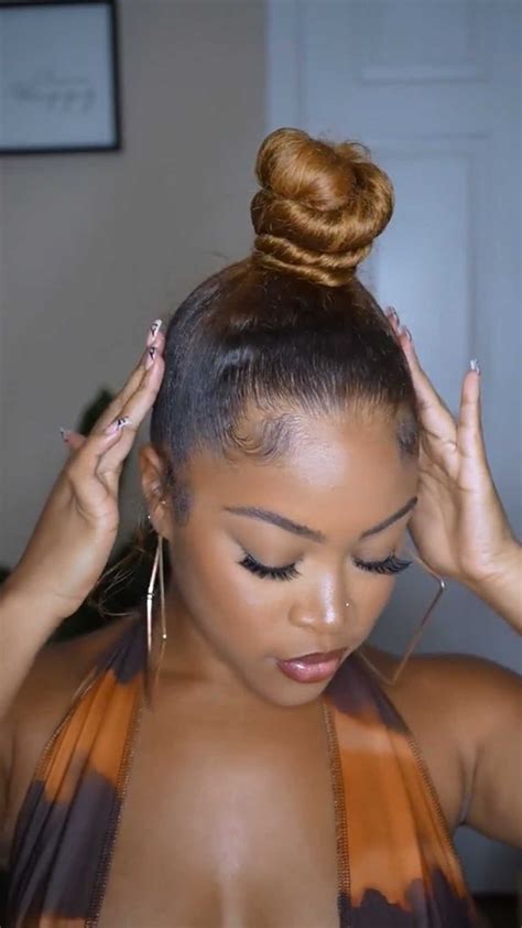Voiceofhair On Instagram Top Notch Top Knot 🔥👌🏾 Loving This High Bun Tutorial On Curly Hair By