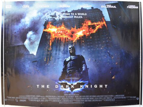 Based on the dc comics character batman. Dark Knight (The) - Original Cinema Movie Poster From ...