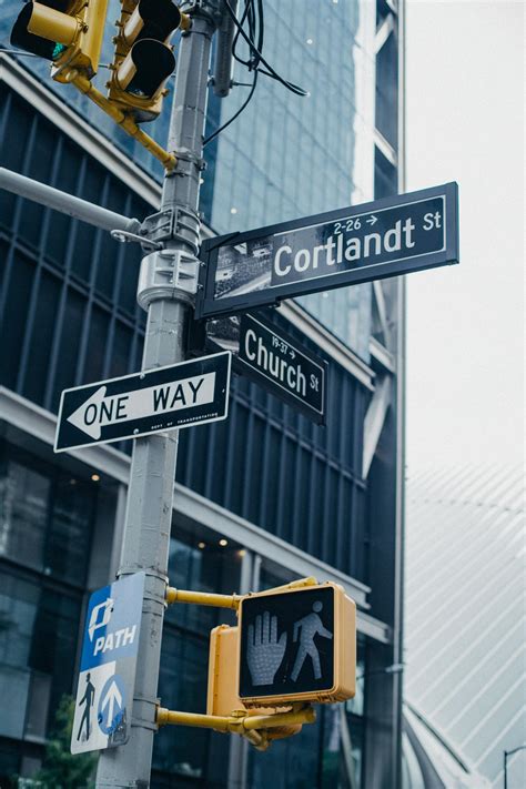 Directional Road Signs On Pillar · Free Stock Photo