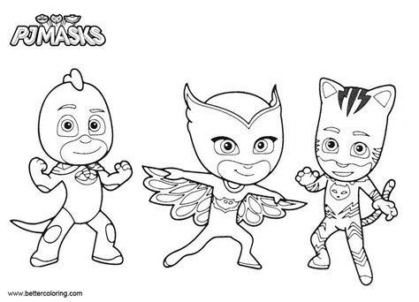 Catboy Pj Masks Coloring Page