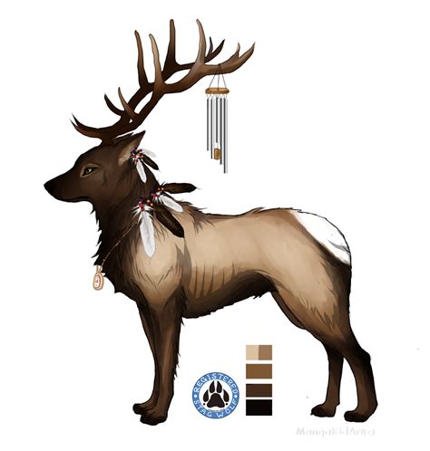 Stag Wolf For Rayven By Mangakidart On Deviantart