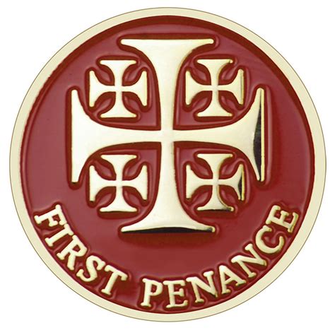 First Penance Pins Sacrament Pins Terra Sancta Guild