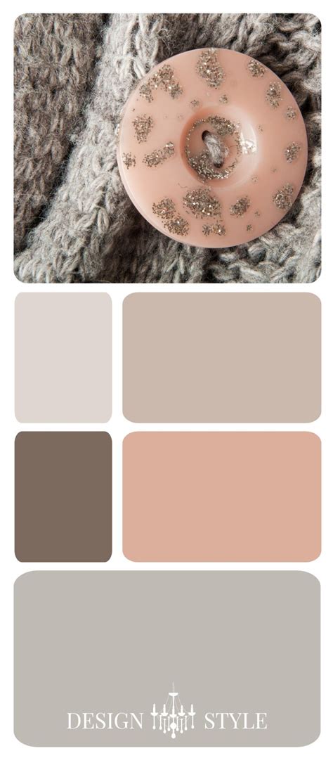 Blush Pink And Gray Color Inspiration Palette Designstyle Living