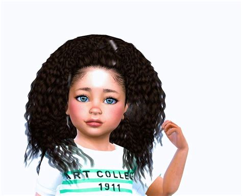 Pin By Giu On The Sims 4 Sims Hair Sims 4 Curly Hair Sims 4 Children