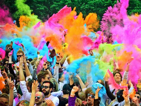 The Holi One Colour Festival Brightens Up Digbeth In June