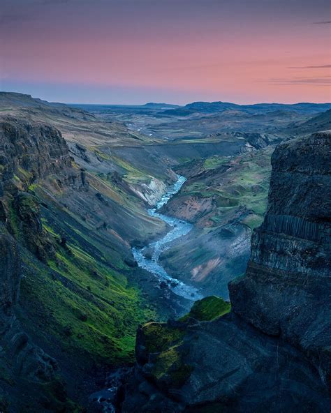 Icelandic Canyon [OC][1080x1350] : EarthPorn