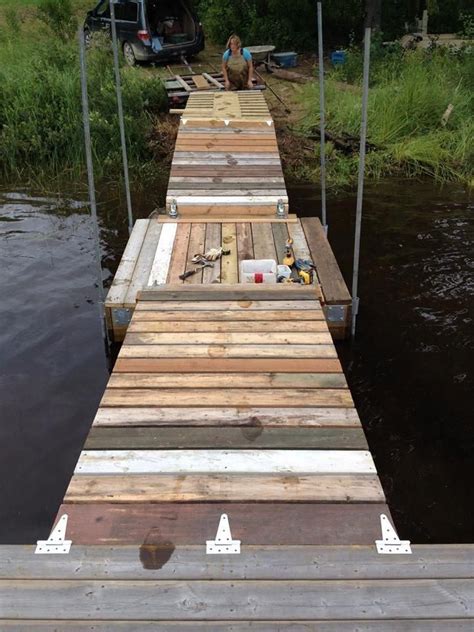 How To Build A Floating Dock Buildingadeck Floating Dock Floating