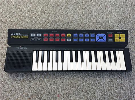 Vintage Yamaha Pss 125 80s Music Synth Keyboard Circuit Reverb