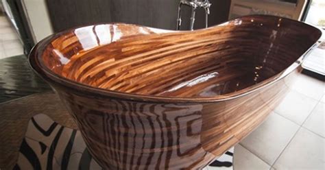 Enjoy soaking in this aromatic hot tub spa as if. Former boat builder sculpts gorgeous wooden bathtubs ...