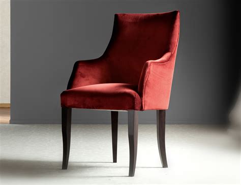 Modern dining & side chairs. Nella Vetrina Costantini Sunset 1277 Italian Arm Chair In Red