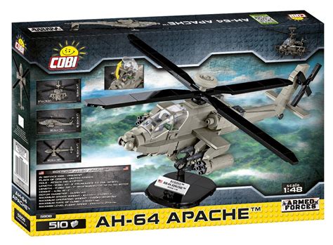 COBI AH 64 Apache Helicopter COBI Armed Forces COBI Helicopters