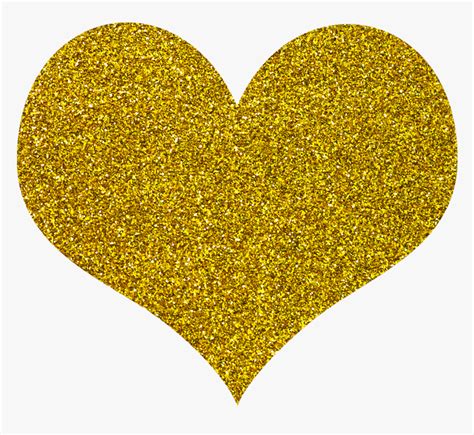 Gold Heart Png Download Gold Sparkle Heart Png Transparent Png