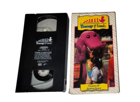 Barney And Friends Treasure Of Rainbow Beard Vhs Time Life Video Rare Ebay