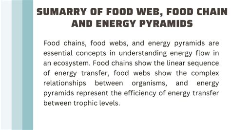 Ppt A Comprehensive Guide To Ecosystems Food Chains Food Webs And