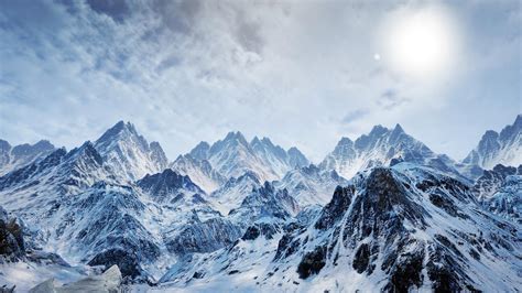 K Snow Mountain Wallpapers Top Free K Snow Mountain Backgrounds Wallpaperaccess