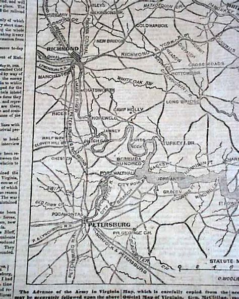 Virginia Civil War Map