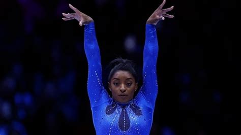 Simone Biles Becomes Most Decorated Gymnast In History Wins 6th Worlds Title Hindustan Times