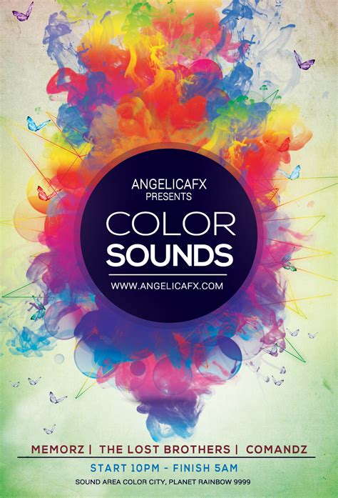 Colorful Flyers Bundle Vol 1 Flyer Templates On Creative Market
