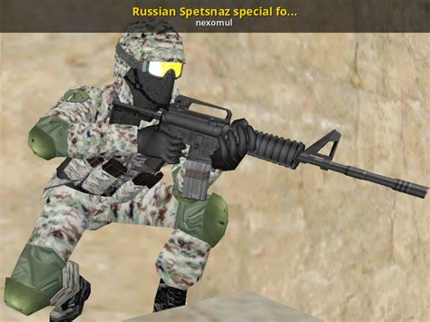 Russian Spetsnaz Special Forces Fighter Alpha Counter
