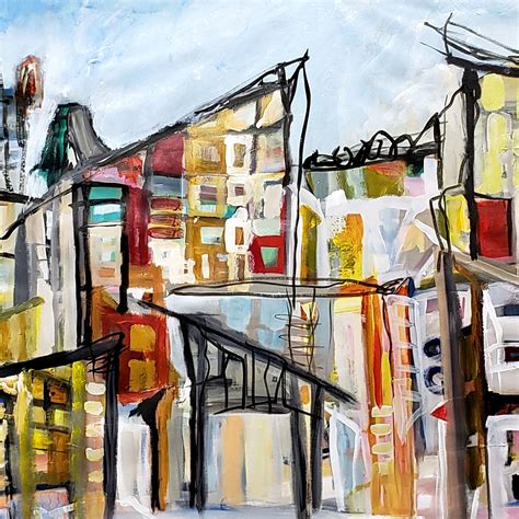 Expressionism Abstract Cityscape Expressionist Artist Abstract